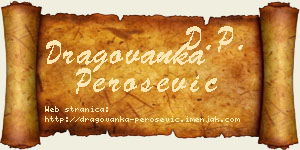 Dragovanka Perošević vizit kartica